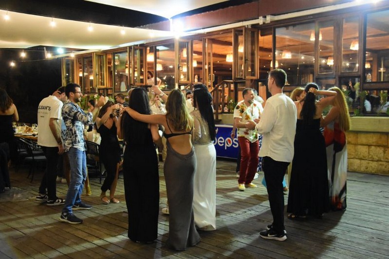 Wedding ceremony at Chez Walid Restaurant