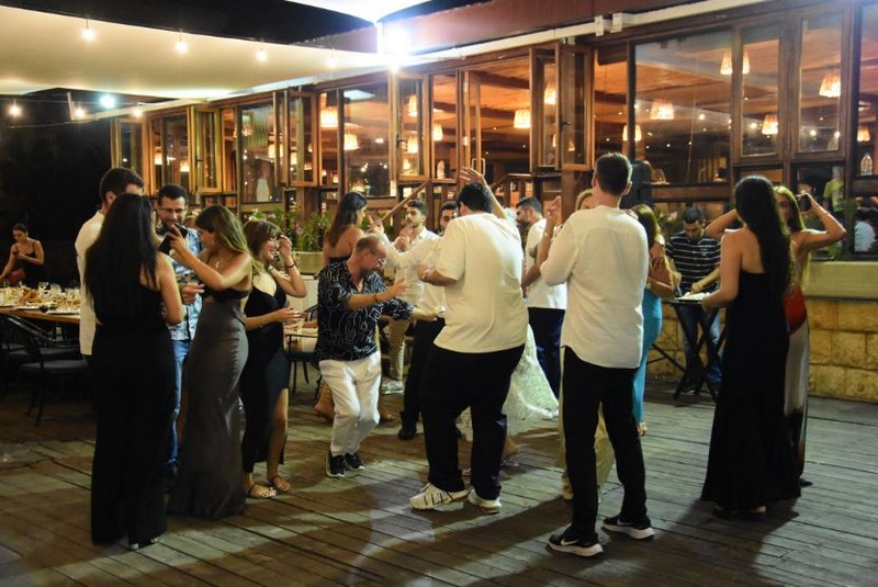 Wedding ceremony at Chez Walid Restaurant