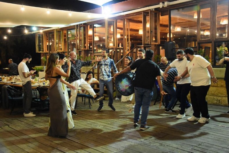 Wedding ceremony at Chez Walid Restaurant