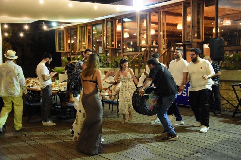 Wedding ceremony at Chez Walid Restaurant