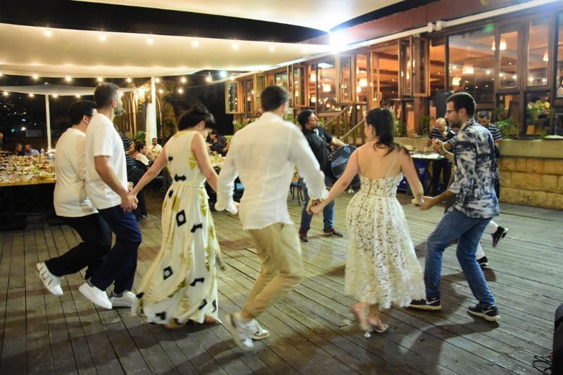 Wedding ceremony at Chez Walid Restaurant