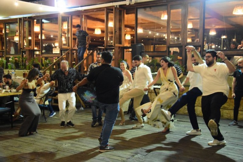 Wedding ceremony at Chez Walid Restaurant