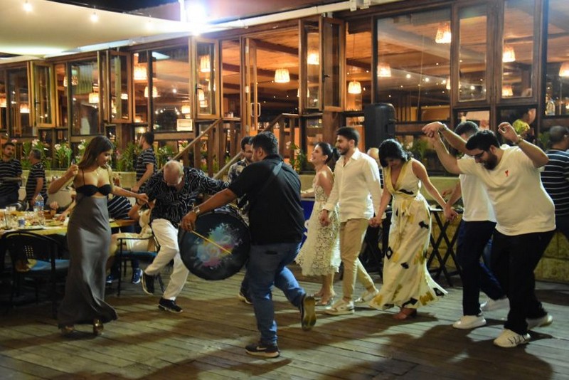 Wedding ceremony at Chez Walid Restaurant