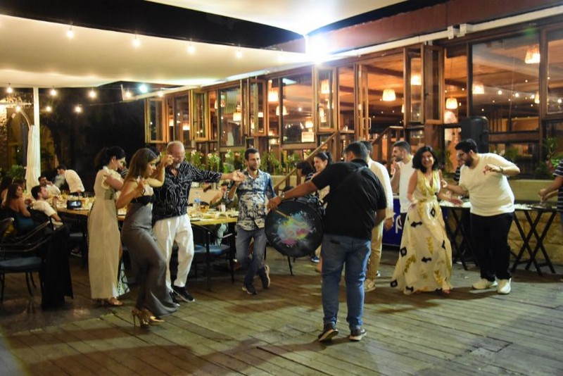 Wedding ceremony at Chez Walid Restaurant