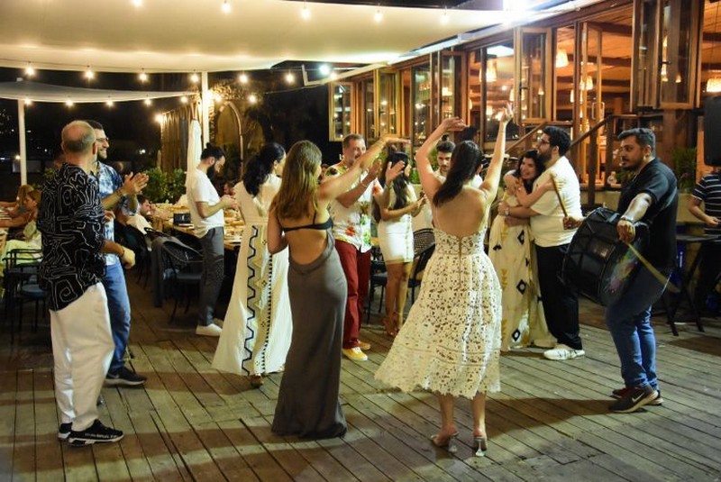 Wedding ceremony at Chez Walid Restaurant