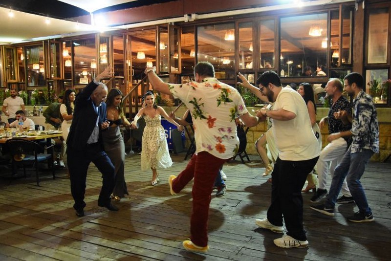 Wedding ceremony at Chez Walid Restaurant