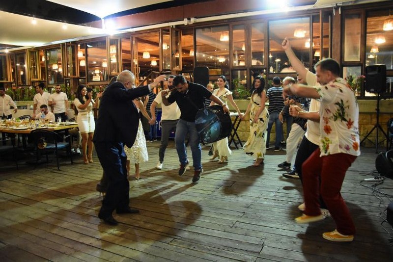 Wedding ceremony at Chez Walid Restaurant