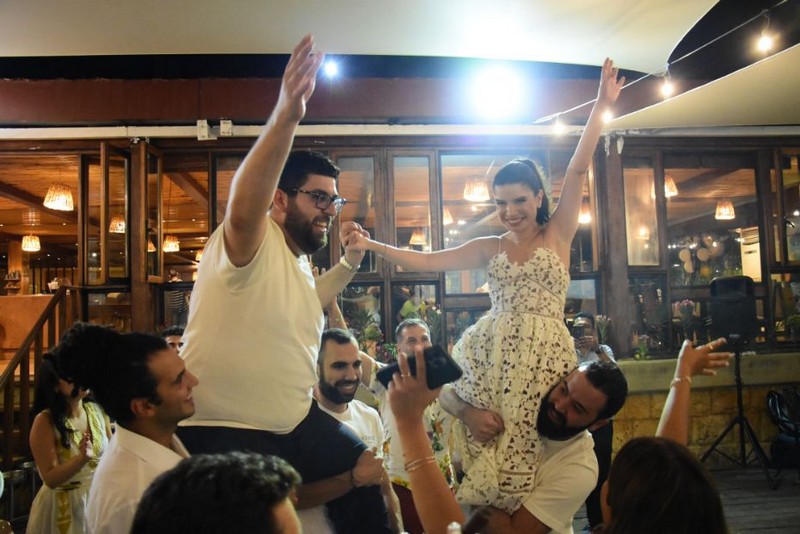 Wedding ceremony at Chez Walid Restaurant