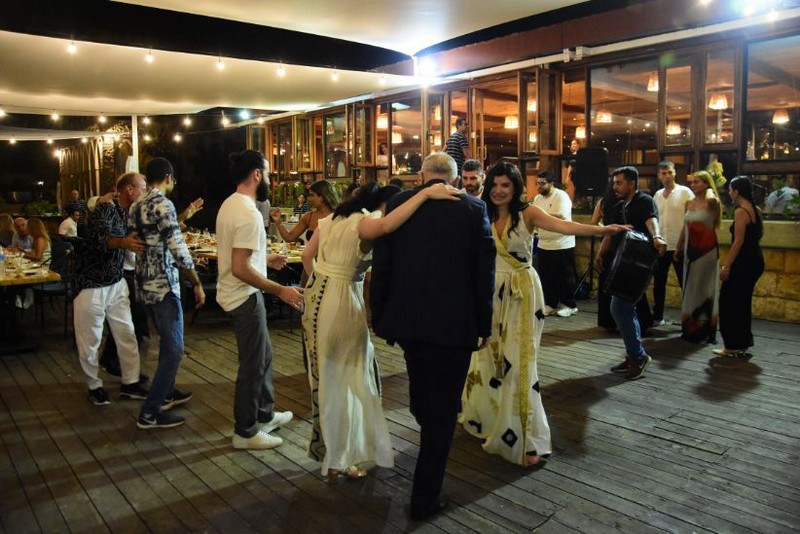 Wedding ceremony at Chez Walid Restaurant