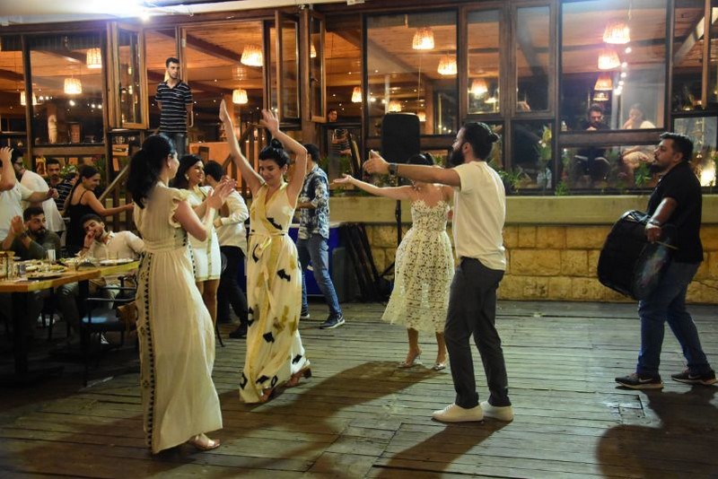 Wedding ceremony at Chez Walid Restaurant