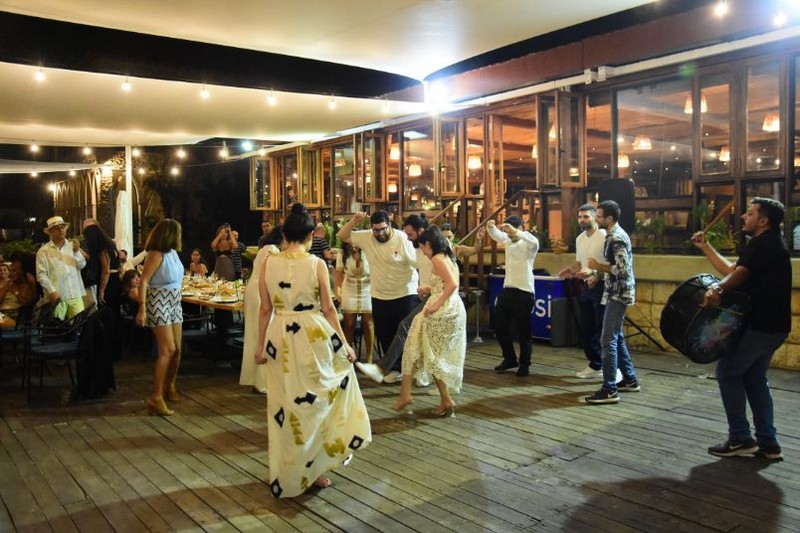 Wedding ceremony at Chez Walid Restaurant