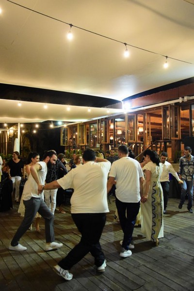 Wedding ceremony at Chez Walid Restaurant