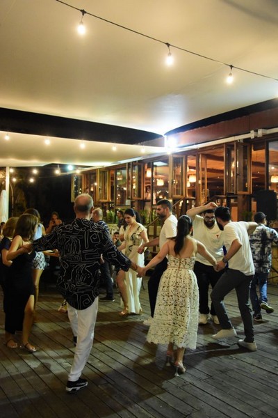 Wedding ceremony at Chez Walid Restaurant