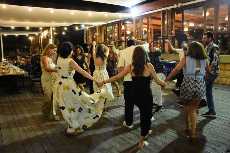Wedding ceremony at Chez Walid Restaurant