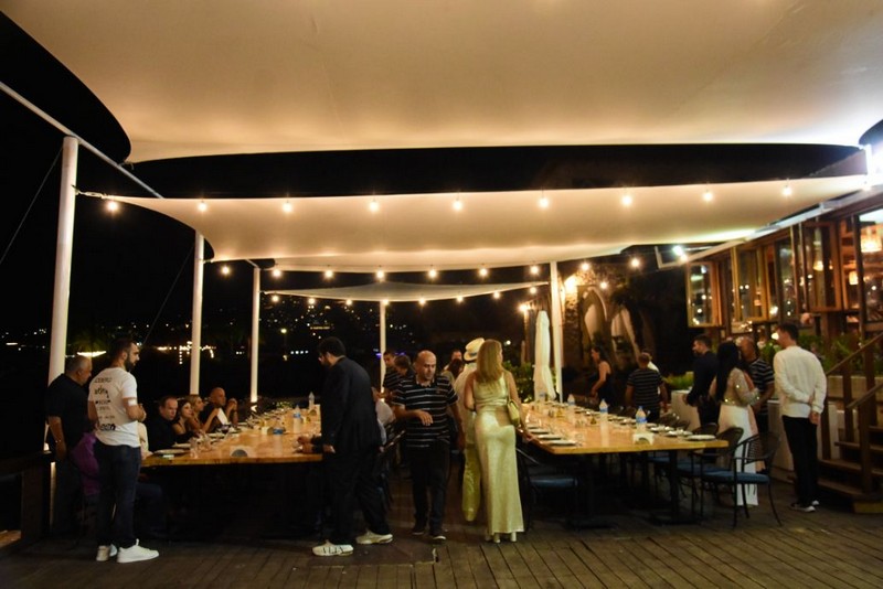 Wedding ceremony at Chez Walid Restaurant