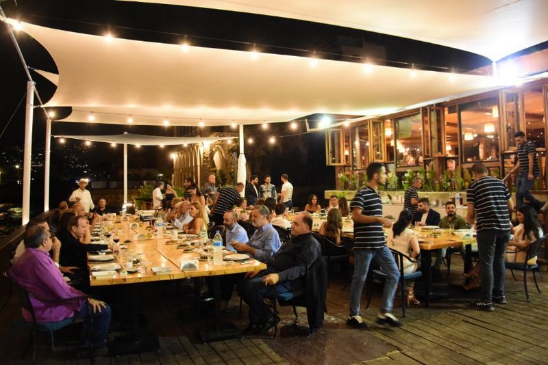 Wedding ceremony at Chez Walid Restaurant