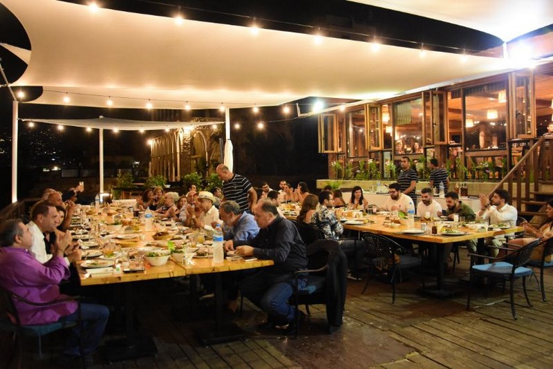 Wedding ceremony at Chez Walid Restaurant