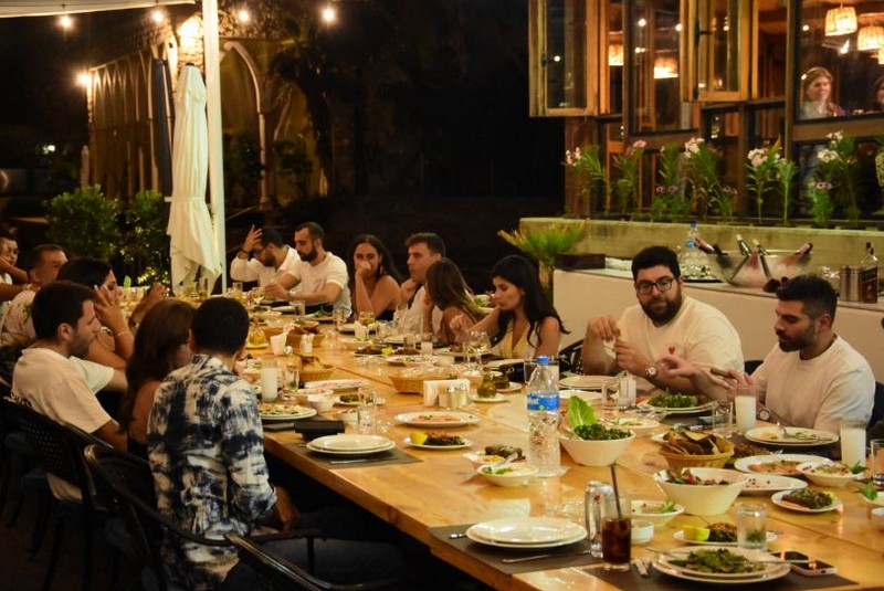 Wedding ceremony at Chez Walid Restaurant