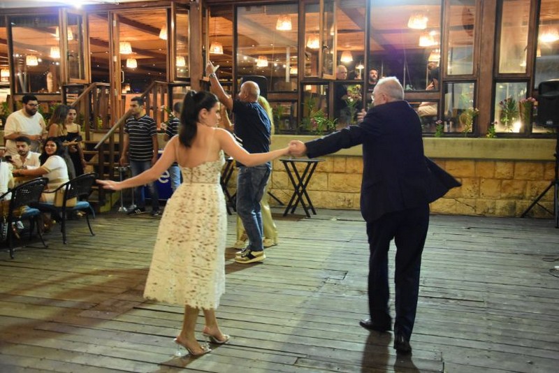 Wedding ceremony at Chez Walid Restaurant