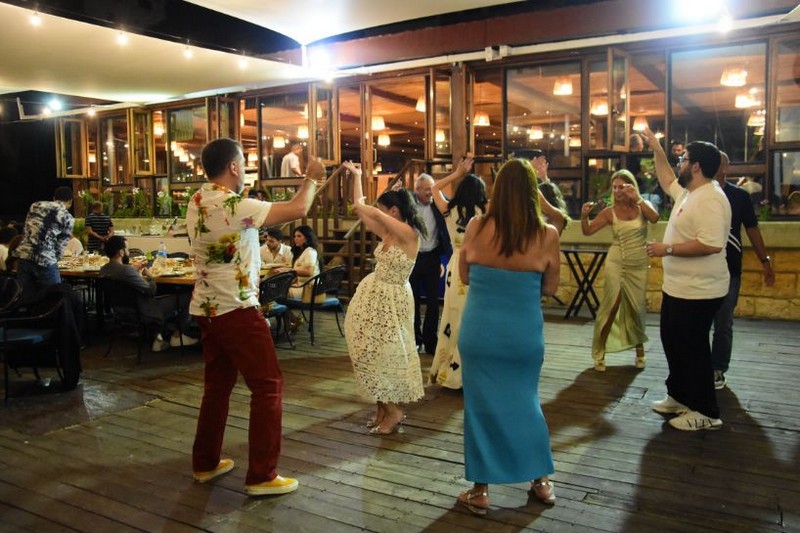 Wedding ceremony at Chez Walid Restaurant