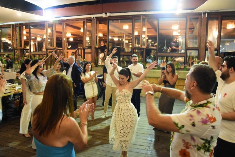 Wedding ceremony at Chez Walid Restaurant