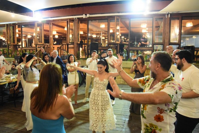 Wedding ceremony at Chez Walid Restaurant