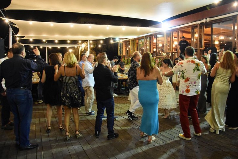 Wedding ceremony at Chez Walid Restaurant