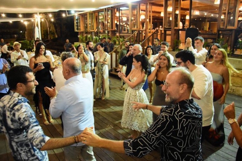 Wedding ceremony at Chez Walid Restaurant