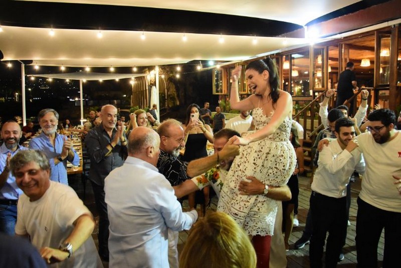 Wedding ceremony at Chez Walid Restaurant