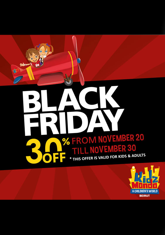 Black Friday at KidzMondo Beirut 
