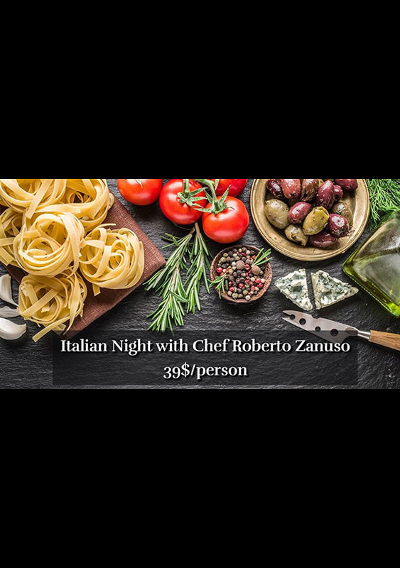 Italian Night with Chef Roberto Zanuso
