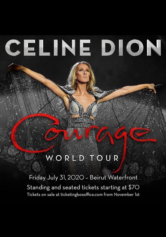 Celine Dion live at Beirut Waterfront