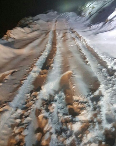 Lebanon covered by snow 