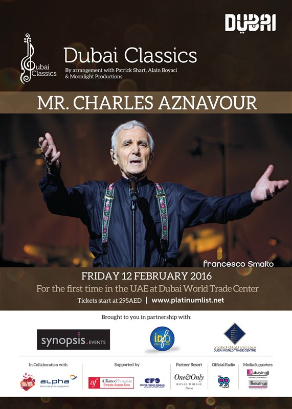 Charles Aznavour in Dubai