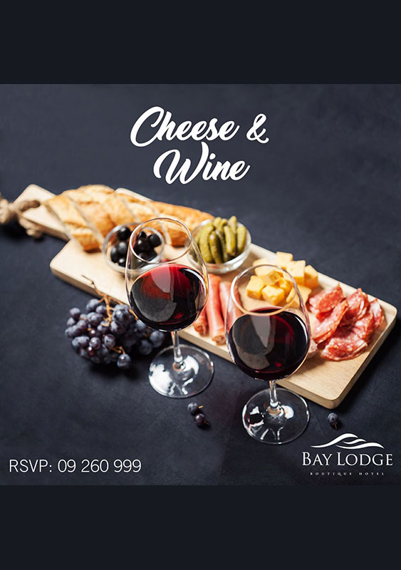 Cheese and Wine at Bay Lodge