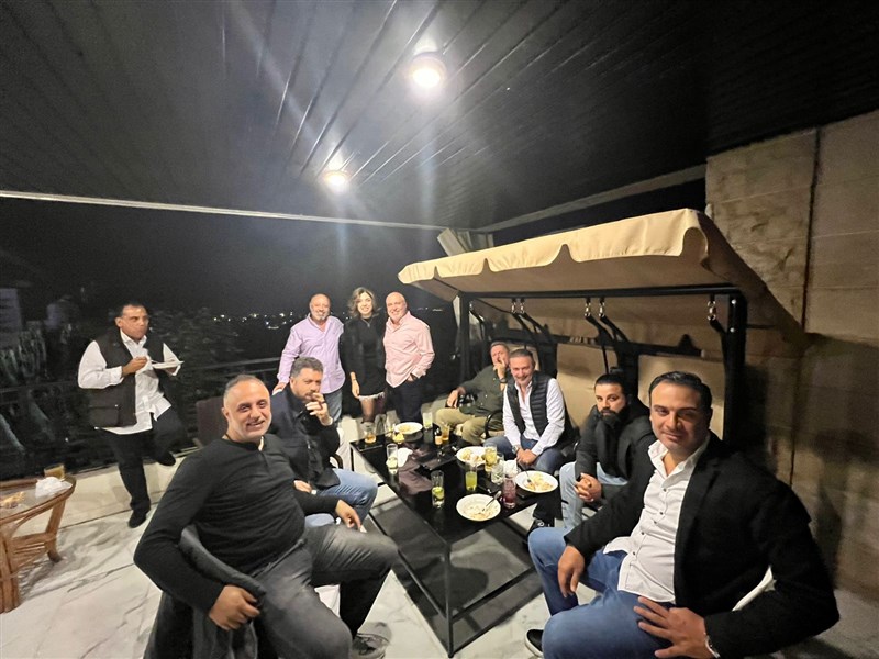 Lawyer Jamila Filfili and Albert Noujeim Private Dinner