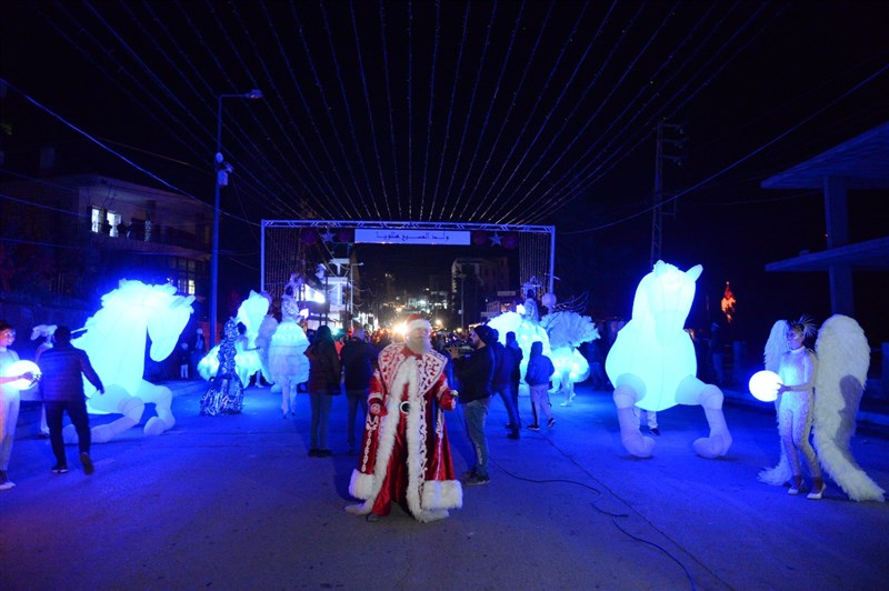 Becharre celebrating Christmas