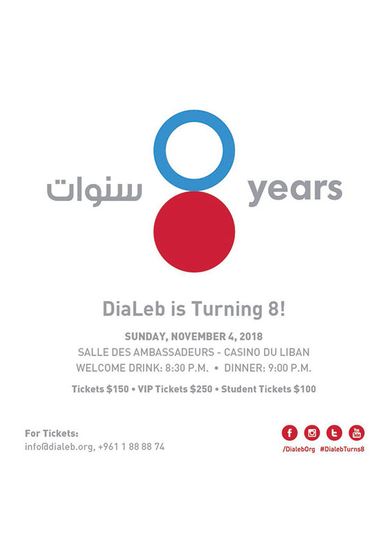 DiaLeb's 8th Annual Fundraising Gala Dinner