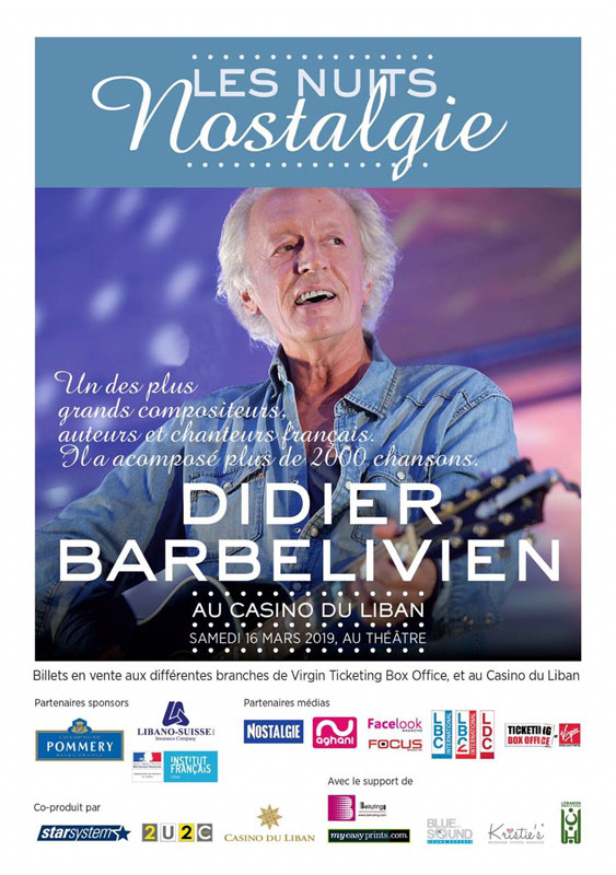 Didier Barbelivien at Casino Du Liban