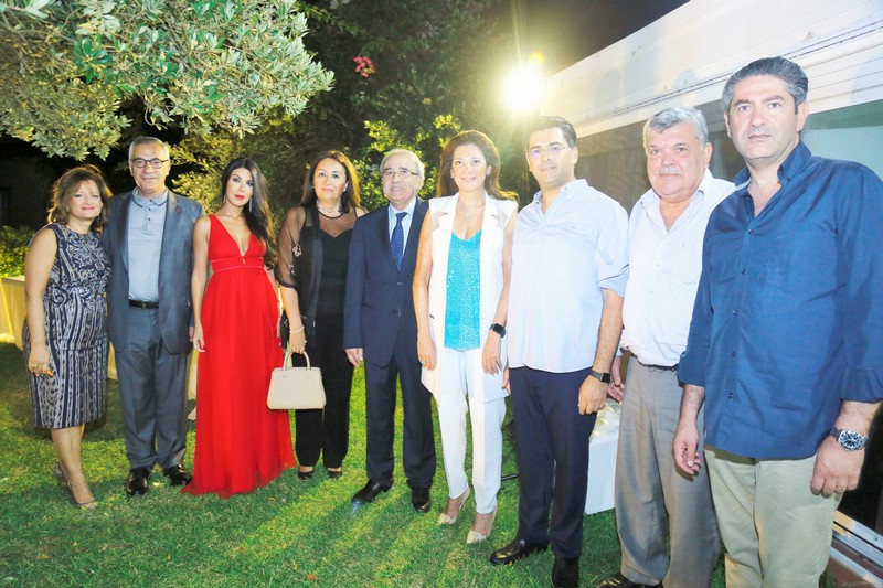 President Jean Fahed et femme, Ministre Albert Serhane et femme, Batonnier Amal Haddad, Moustafa Hariri, Mouhafiz Kamal abou jaoudi