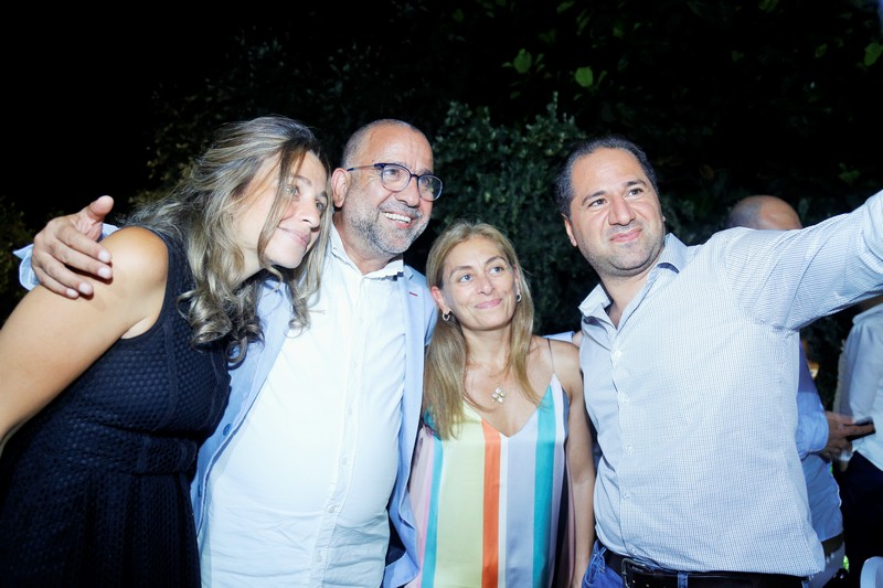 Roger Saad Et Femme, Cheikh Sami Gemayel Et Femme