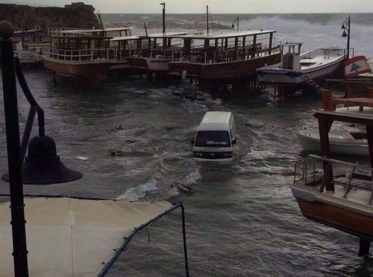 Violent Storm in Lebanon