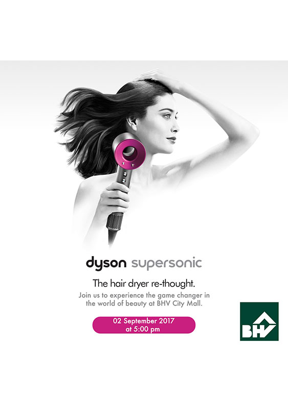 Launching of Dyson hair dryer