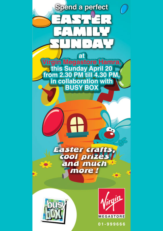 Virgin Megastore Easter Family Sunday