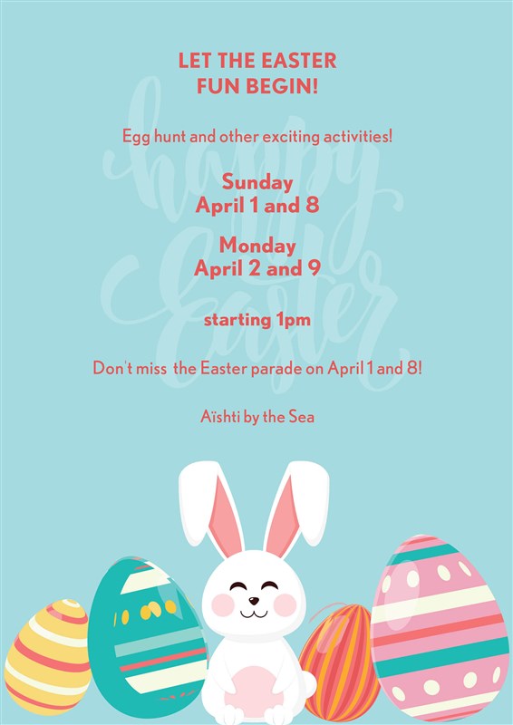 Egg hunt & Easter barbecue at Aïshti by the sea