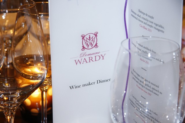 Domaine Wardy Wine Maker Dinner