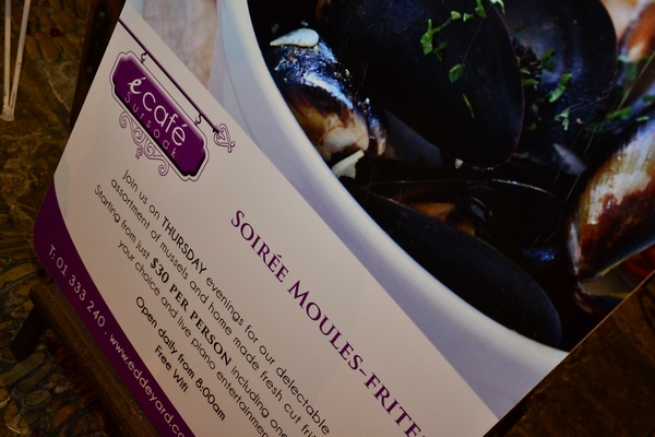 Moules Frites Night at Edde Yard