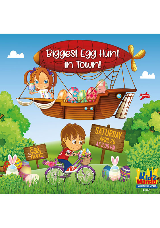 Biggest Egg Hunt at Kidzmondo