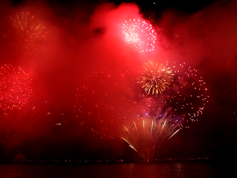 Jounieh Summer Fireworks from Everyday cafe