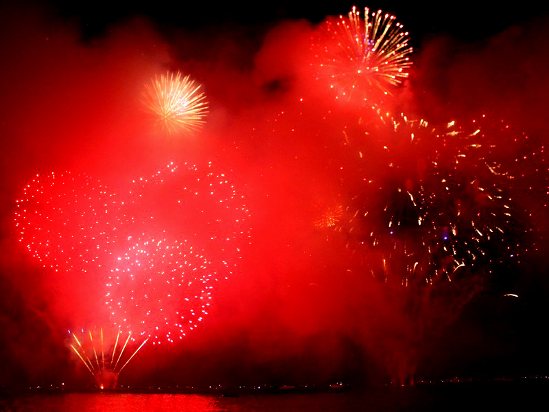 Jounieh Summer Fireworks from Everyday cafe